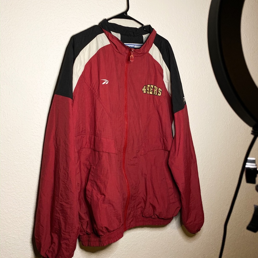 Reebok 49ers Windbreaker!